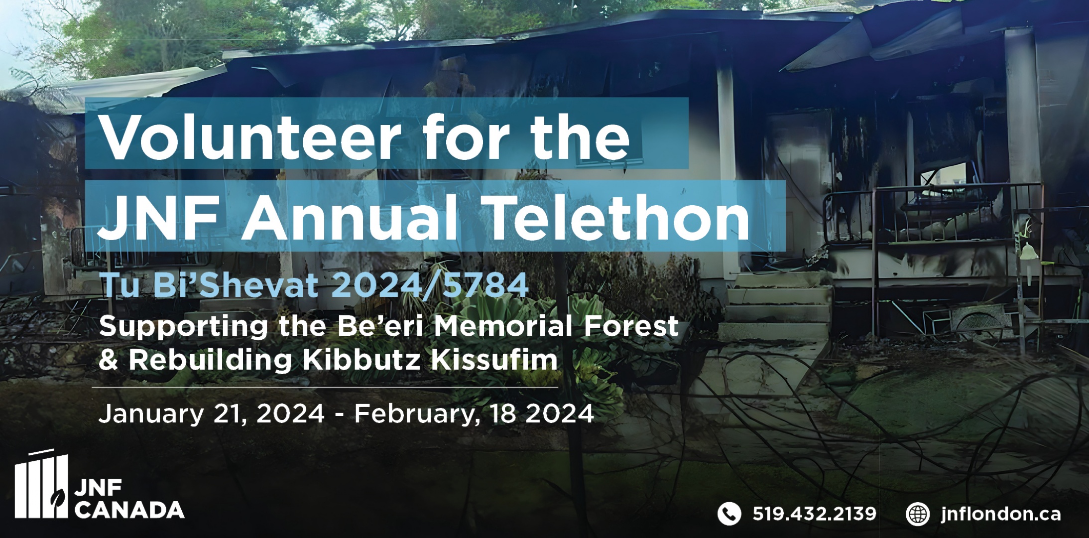 London 2024 Tu Bi'Shevat Telethon