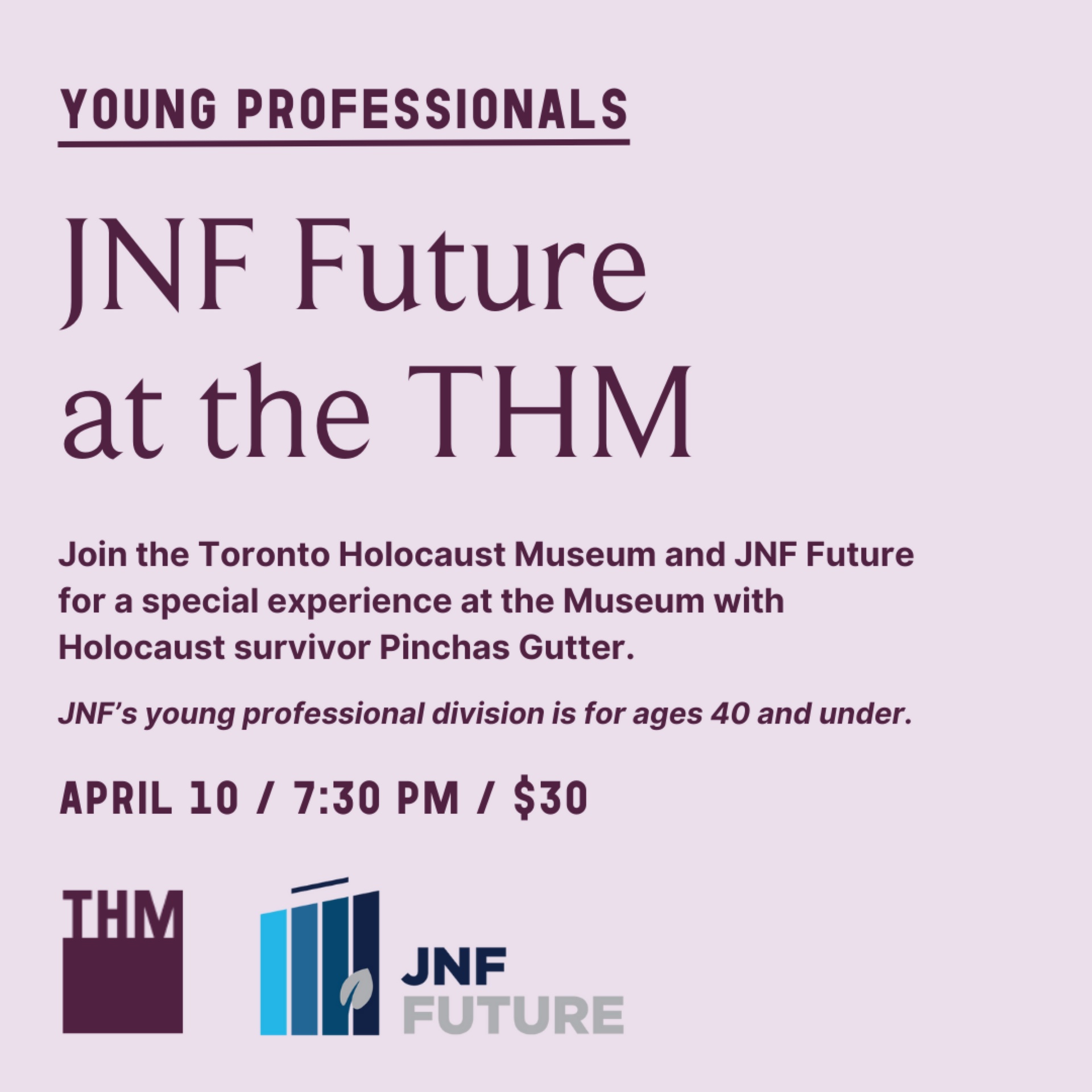 JNF Future at the Toronto Holocaust Museum