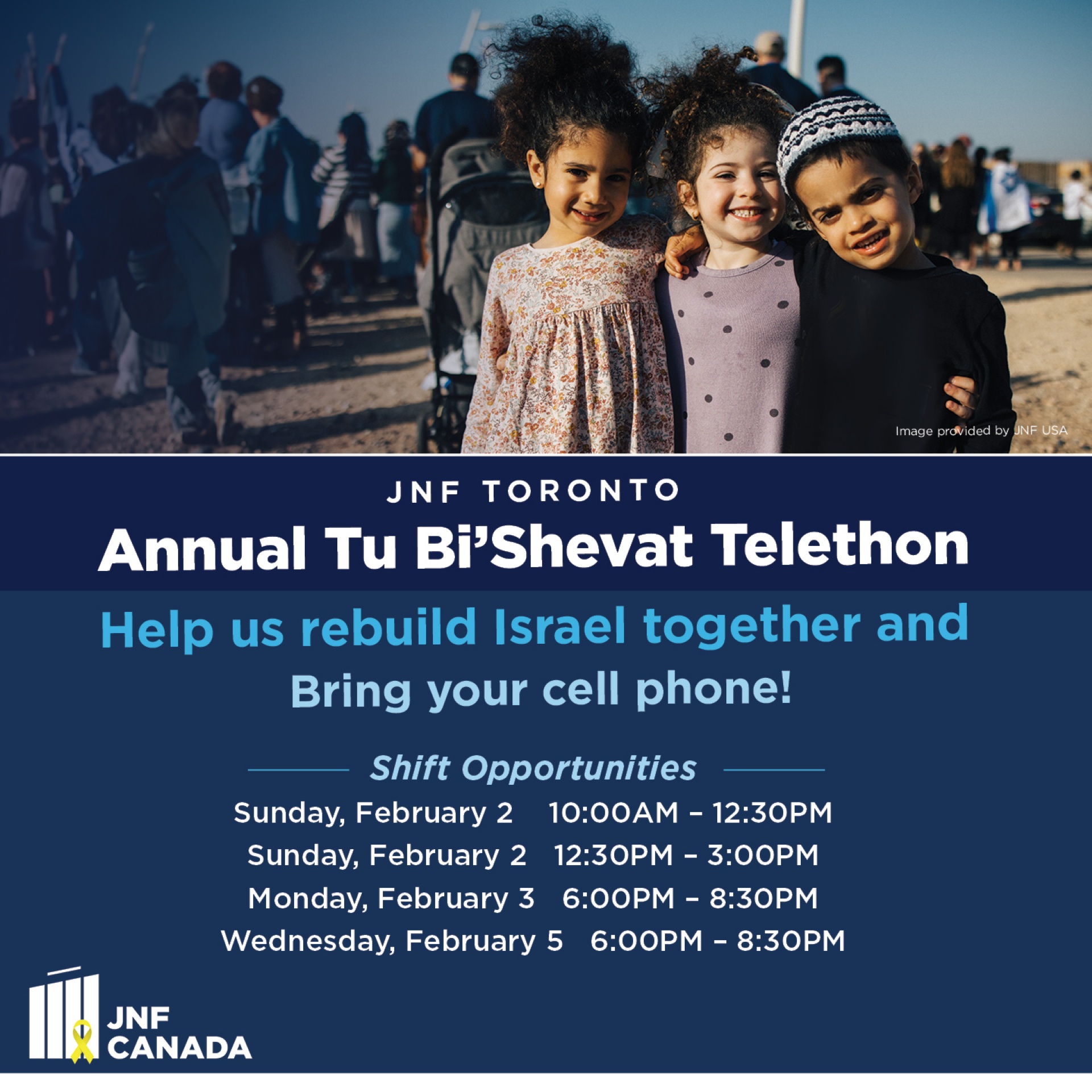 2025 Tu Bi'Shevat Telethons 