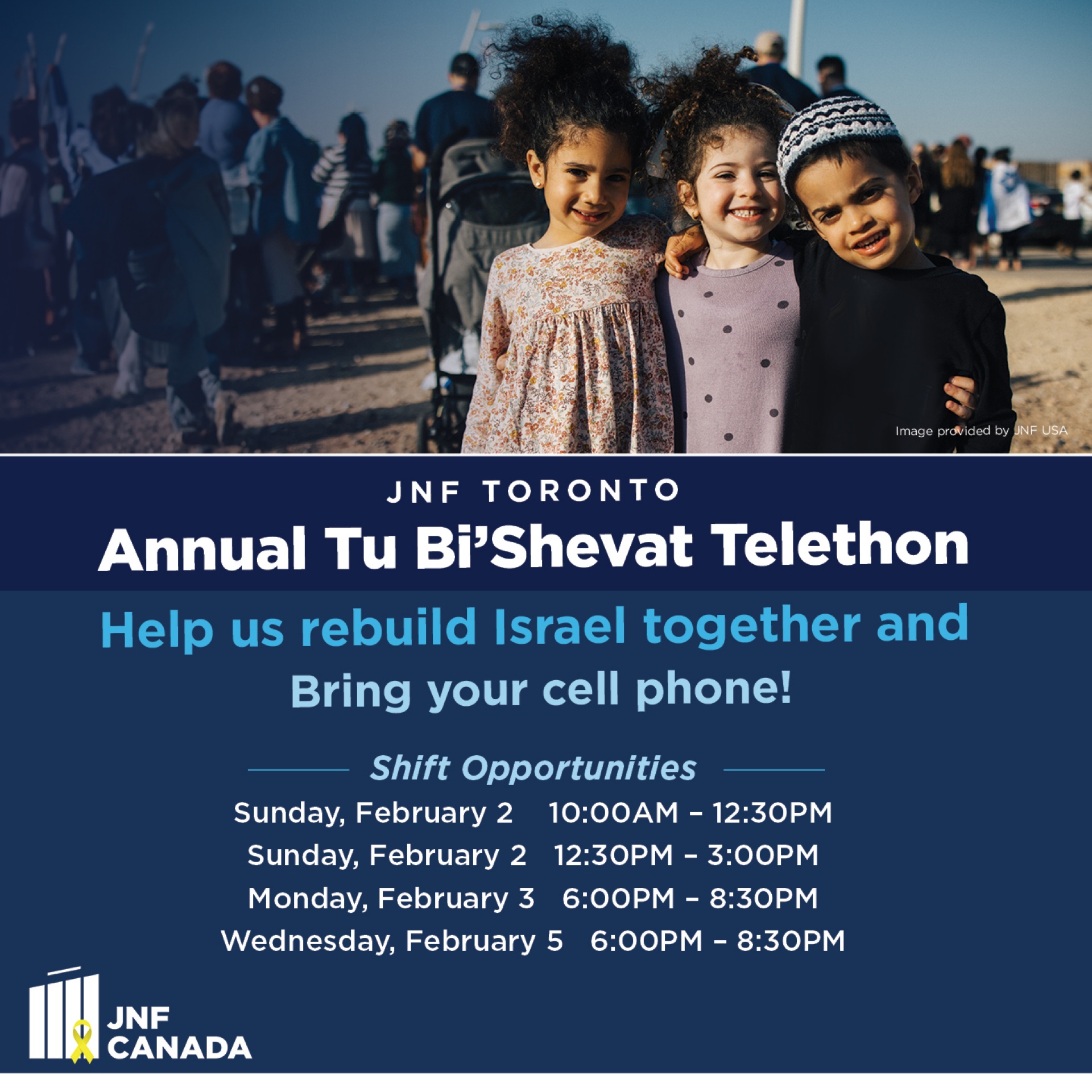 2025 Tu Bi'Shevat Telethons 
