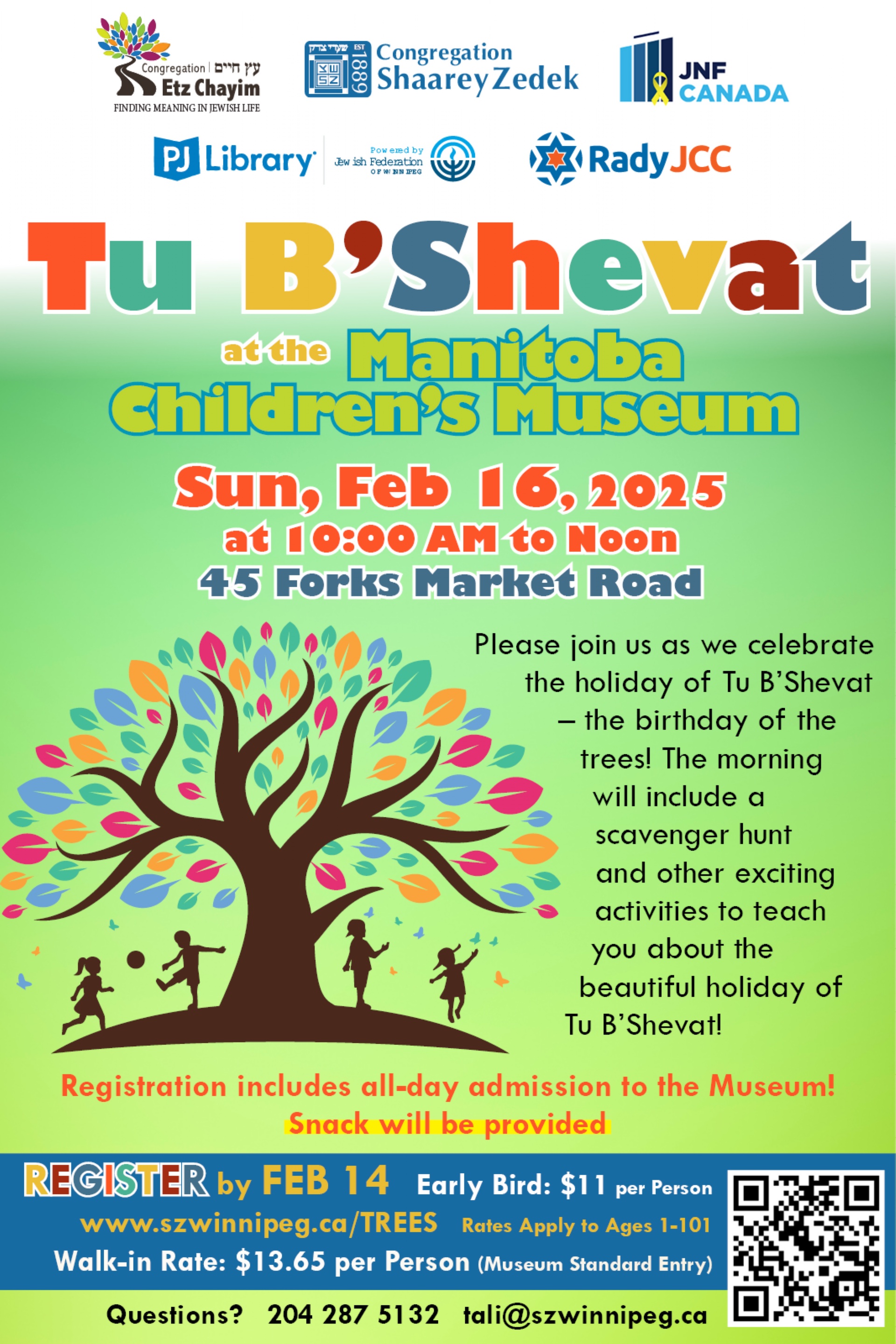 Tu B'Shevat at the Manitoba Children's Museum