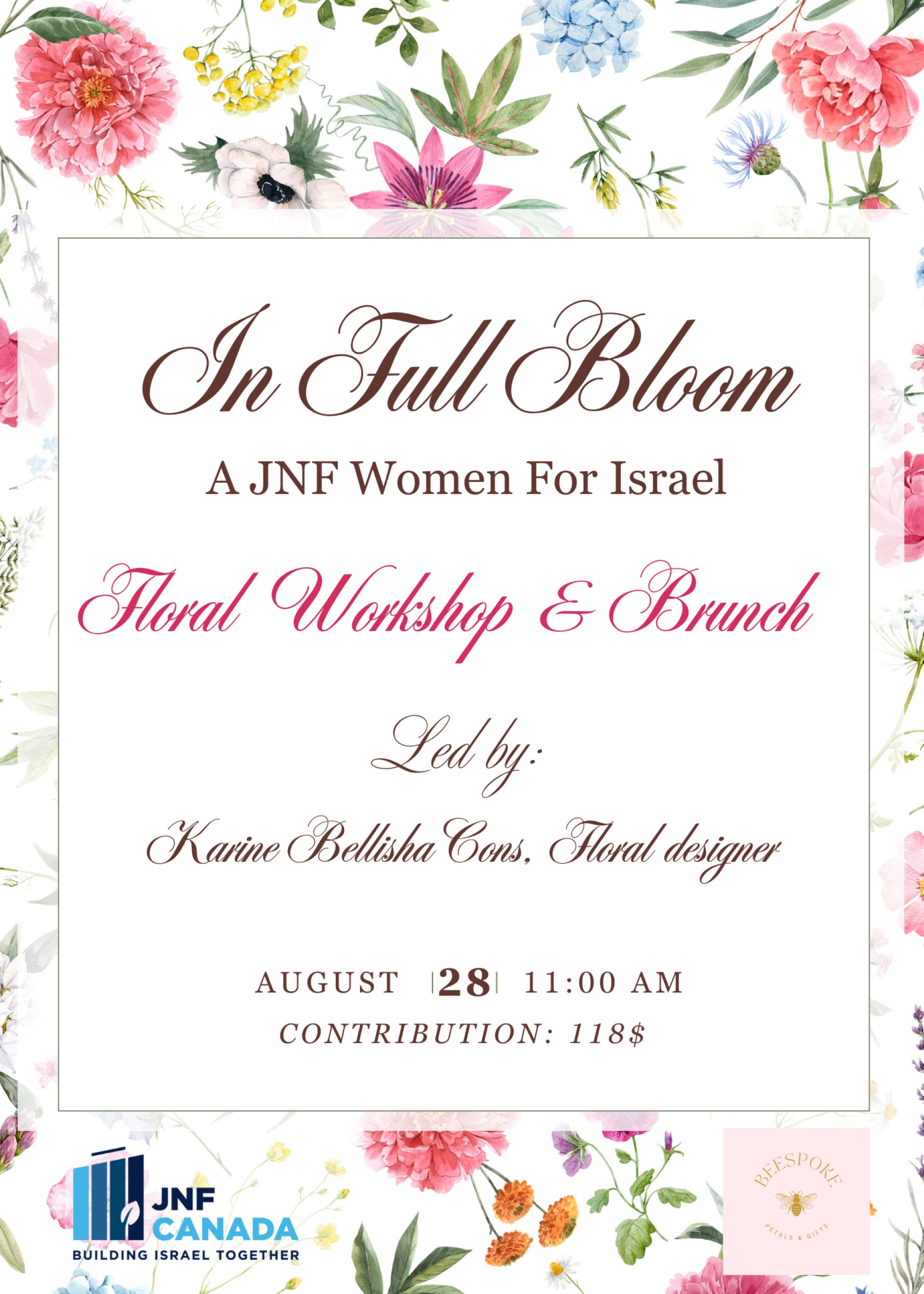 Flower Workshop & Brunch 