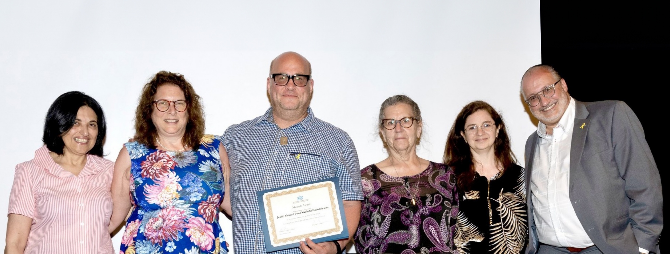 JNF Winnipeg recognized by Jewish Child And Family Service